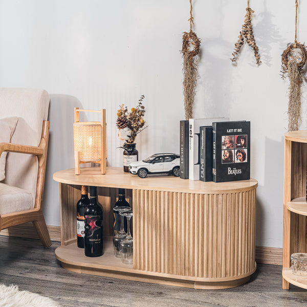 VIKNA - Table basse en frêne massif