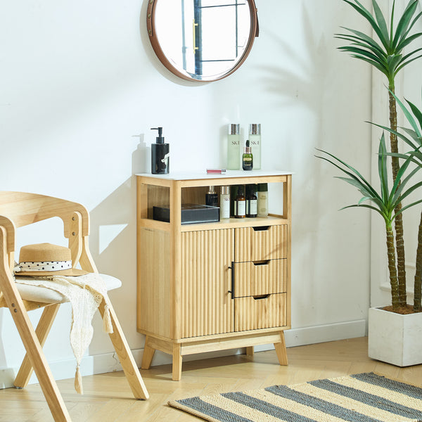 MELAKA - Meuble de rangement pour salle de bain en bois