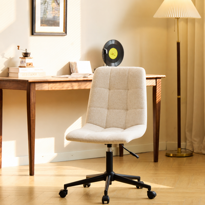 OFFBJORN - Silla de escritorio en tejido beige