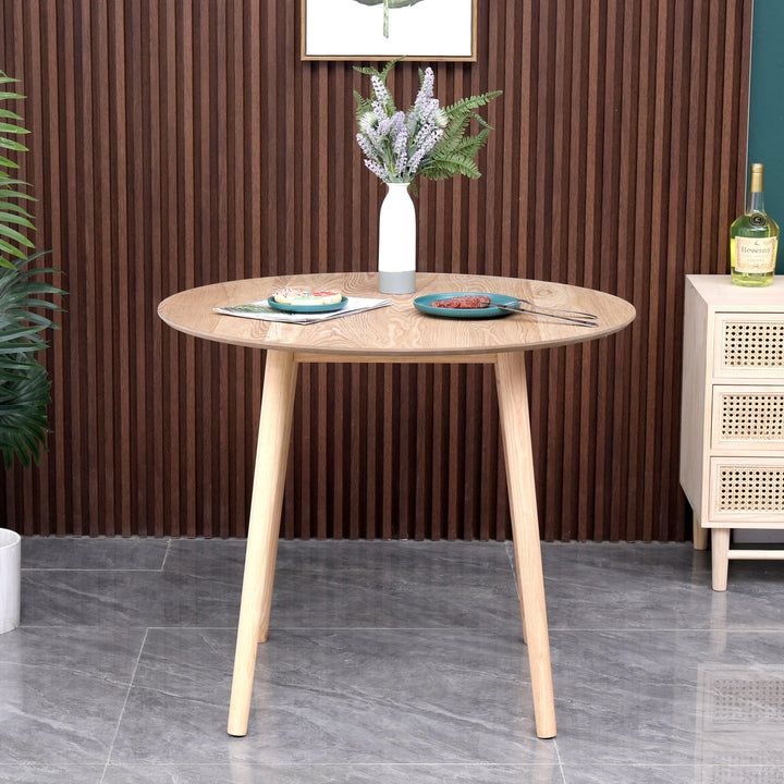 Table a manger 4 personnes en pin massif D90 coloris naturel