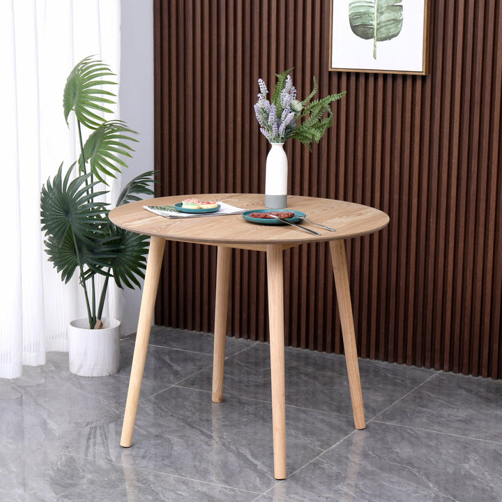 Table a manger 4 personnes en pin massif D90 coloris naturel