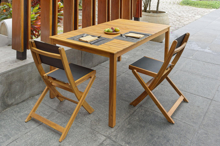 Table a manger interieur exterieur 6 personnes en acacia